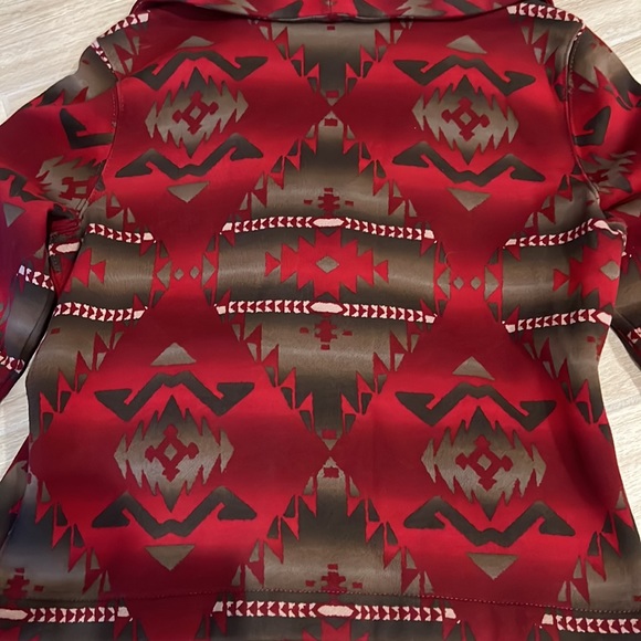 Ralph Lauren jeans LRL cardigan size L Aztec print toggle sweater southwestern - Picture 8 of 9